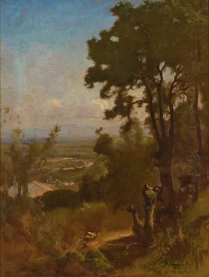 Valley Near Perugia Oil painting by George Inness