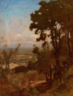 Valley Near Perugia by George Inness Oil Painting