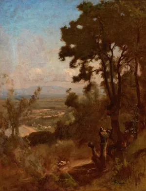 Valley Near Perugia by George Inness Oil Painting