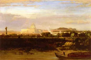 View of St. Peter's, Rome by George Inness Oil Painting