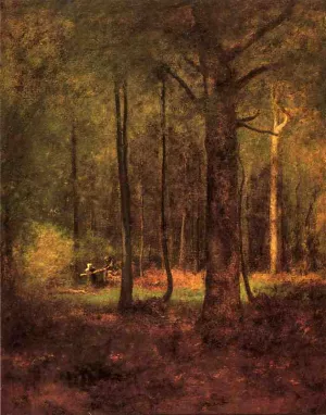 Woods at Montclair by George Inness - Oil Painting Reproduction