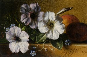A Still Life with Flowers and Fruit