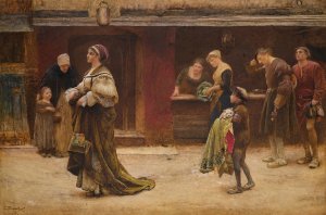 The great lady by George John Pinwell Oil Painting