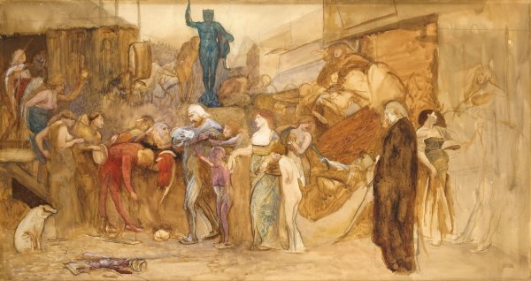 Vanity Fair by George John Pinwell - Hand-Painted Oil Painting Reproduction