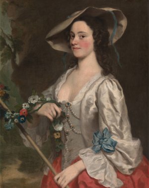 Portrait of a Woman by George Knapton Oil Painting
