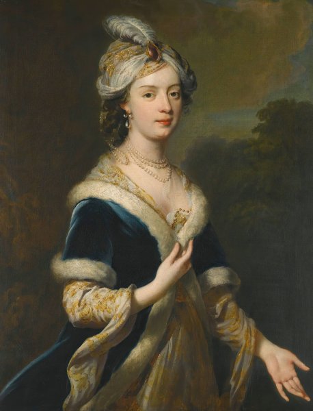 Main Product Photo of Portrait Of Lady Elizabeth Howard  Painting by George Knapton