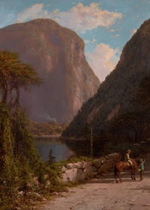 Delaware Water Gap by George L. Clough Oil Painting