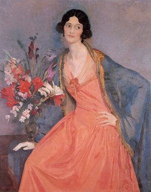 Hera by George Lambert Oil Painting
