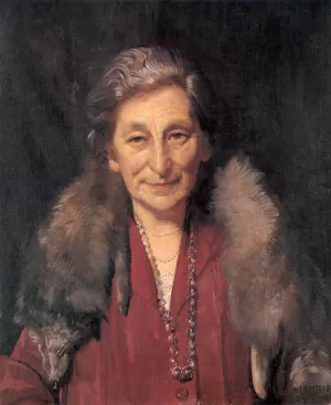 Mrs Annie Murdoch painting by George Lambert
