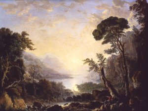 Composition, Italian Scenery by George Loring Brown Oil Painting