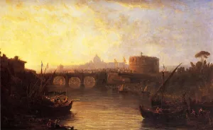 Rome by George Loring Brown Oil Painting