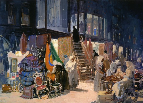 Main Product Photo of Allen Street Painting by George Luks