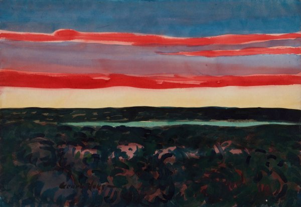 Main Product Photo of Evening Splendor  Painting by George Luks