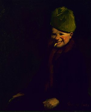 New Year's Shooter by George Luks Oil Painting