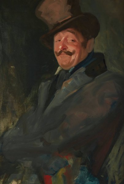 Main Product Photo of Portrait of Otis Skinner as Colonel Philippe Brideau  Painting by George Luks