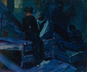 The Breaker Boys by George Luks Oil Painting