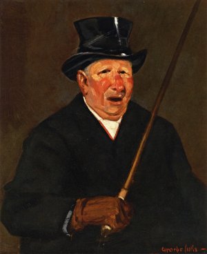 The Cabby by George Luks Oil Painting