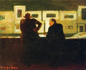 The Chapman Gallery painting by George Luks