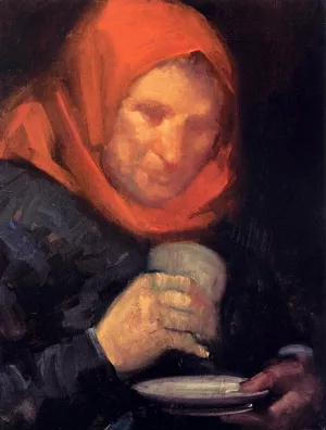 The Countess Oil painting by George Luks