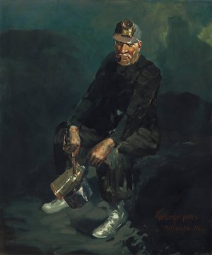 The Fire Boss by George Luks Oil Painting