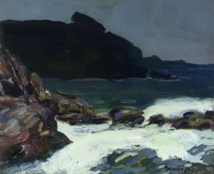 The Ledge by George Luks - Oil Painting Reproduction
