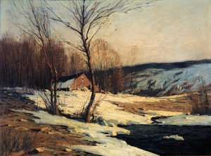 Late Afternoon by George M. Bruestle Oil Painting