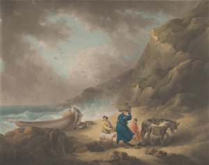 Fishermen by George Morland Oil Painting