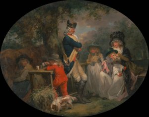 St. James's Park by George Morland Oil Painting