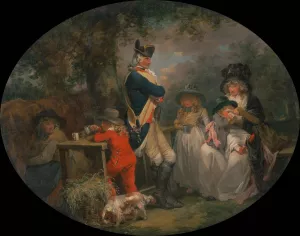 St. James's Park by George Morland Oil Painting