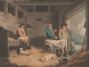 The Hard Bargain by George Morland Oil Painting