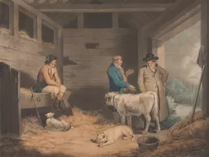 The Hard Bargain by George Morland Oil Painting