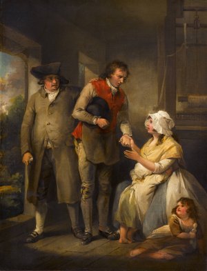 The Power Of Justice by George Morland Oil Painting