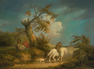 The Storm by George Morland Oil Painting