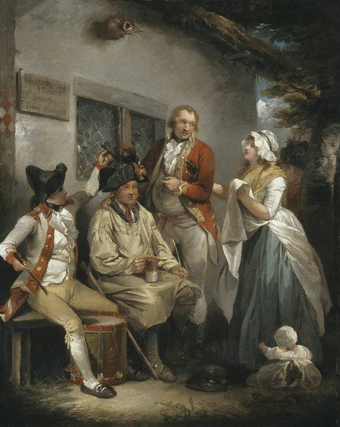 Trepanning a Recruit  by George Morland - Hand-Painted Oil Painting Reproduction