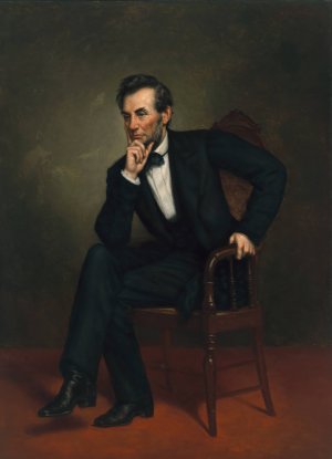 Abraham Lincoln by George Peter Alexander Healy Oil Painting