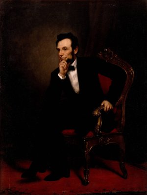 Abraham Lincoln by George Peter Alexander Healy Oil Painting
