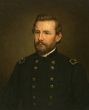Albert James Myer by George Peter Alexander Healy Oil Painting