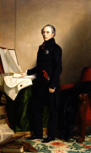 Francois Pierre Guillaume Guizot by George Peter Alexander Healy Oil Painting