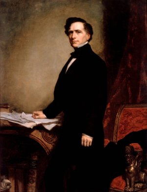 Franklin Pierce by George Peter Alexander Healy Oil Painting