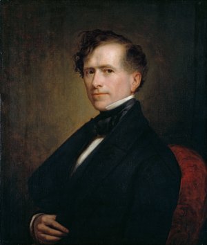 Franklin Pierce by George Peter Alexander Healy Oil Painting