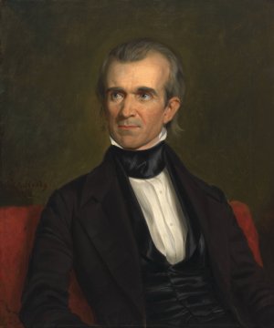 James Knox Polk by George Peter Alexander Healy Oil Painting