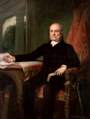 John Quincy Adams by George Peter Alexander Healy Oil Painting