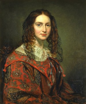 Mrs. Thomas B. Bryan by George Peter Alexander Healy Oil Painting