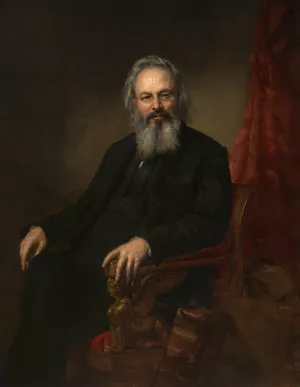 Orestes Brownson by George Peter Alexander Healy Oil Painting