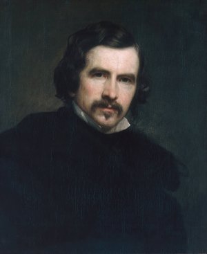 Portrait of the Artist by George Peter Alexander Healy Oil Painting