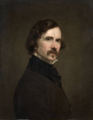 Self-Portrait by George Peter Alexander Healy Oil Painting