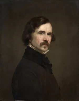 Self-Portrait by George Peter Alexander Healy Oil Painting