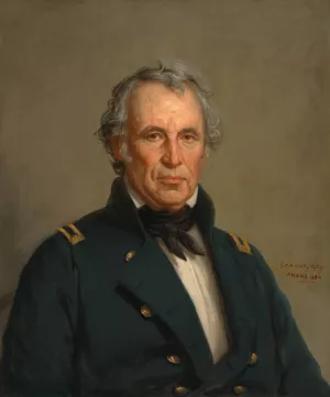 Zachary Taylor by George Peter Alexander Healy Oil Painting