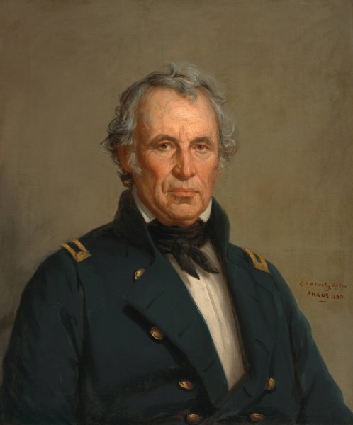 Main Product Photo of Zachary Taylor  Painting by George Peter Alexander Healy