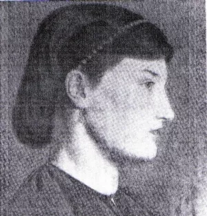 Portrait of Alexa Wilding painting by George Price Boyce